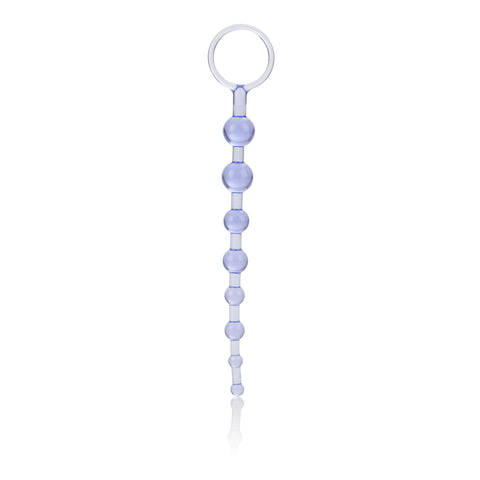 First Time Love Beads Purple Slim Graduated Flexible Anal Beads with EZ Retrieval Ring > Anal Range > Anal Beads