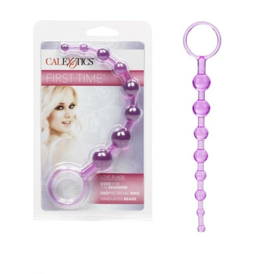 First Time Love Beads in Pink > Anal Range > Anal Beads