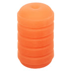 Pop Sock Ribbed Reversible Stroker Soft Tight Stretchy Material Orange > Sex Toys For Men > Masturbators Cup