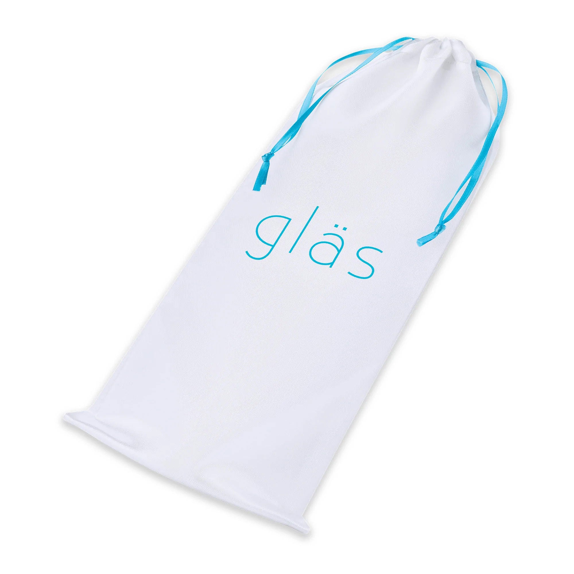 Glas 7 Inch Straight Clear Glass Dildo with Bulbous Handle and Luxury Satin Storage Bag Clear > Glass > Dildos