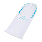 Glas 7 Inch Straight Clear Glass Dildo with Bulbous Handle and Luxury Satin Storage Bag > Glass > Dildos