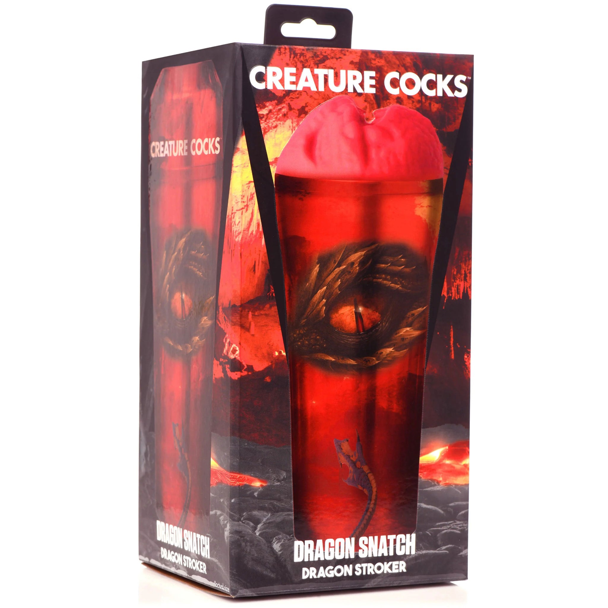 Creature Cocks Dragon Snatch (Red) – Scaly Masturbator > Sex Toys For Men > Masturbators > Fantasy