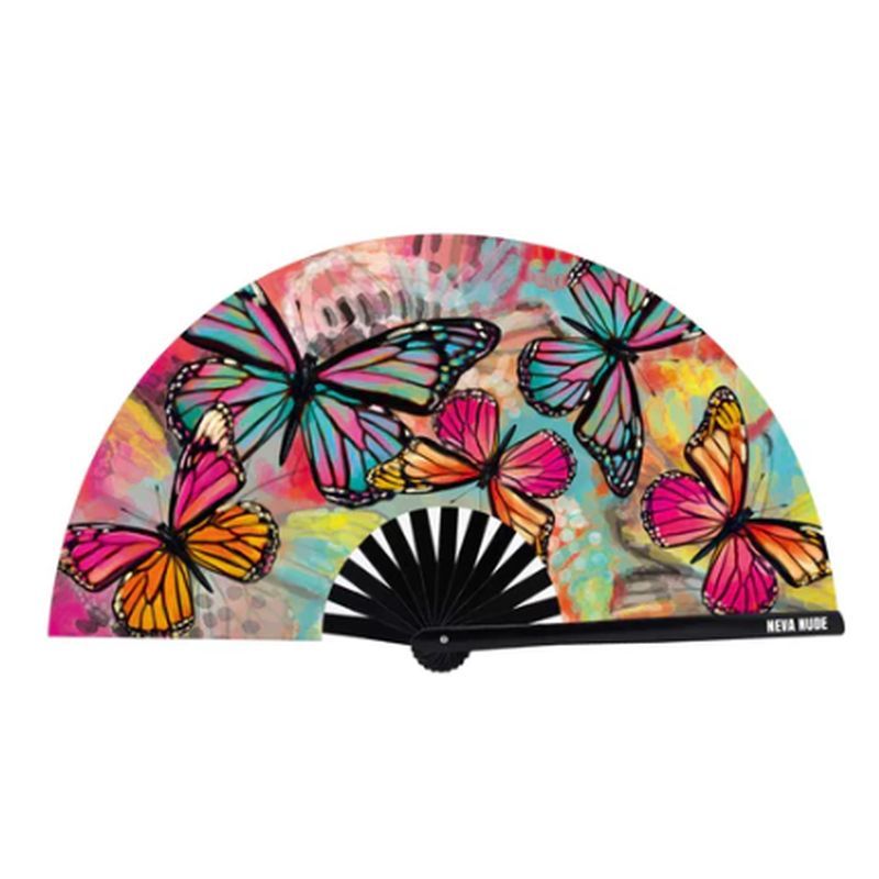Flutter By Butterfly Blacklight Folding Fan > Clothes > Accessories Main image