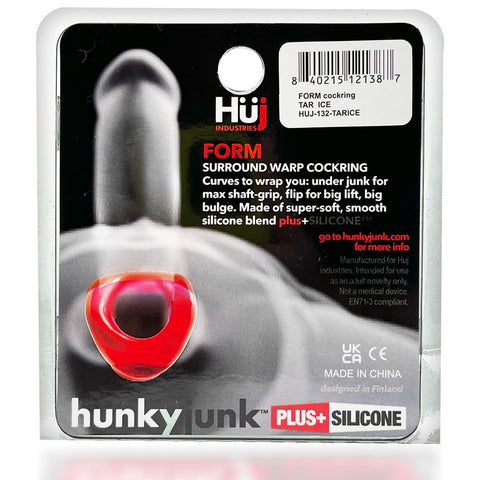Form Curvy C-Ring Tar Ice 2.8 Inch Versatile Cock Ring COCK RINGS