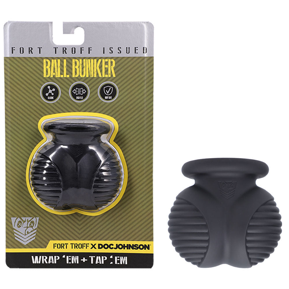 Fort Troff Ball Bunker Ball Stretcher – Body-Safe Silicone 3 Inch Ball Stretcher > Sex Toys For Men > Ball Stretchers