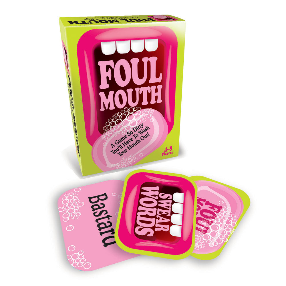 Foul Mouth Card Game for 2-6 Players - Fun Challenge Games