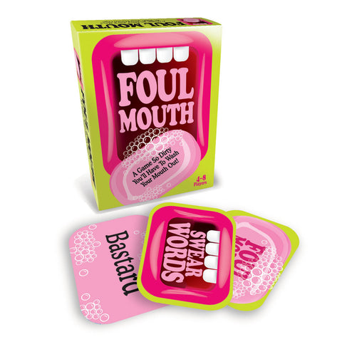 Foul Mouth Card Game for 2-6 Players - Fun Challenge Games