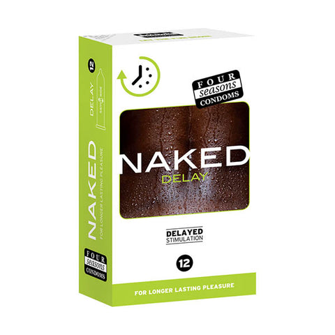 Four Seasons Naked Delay Ultra Thin Condoms 12 Pack Condoms