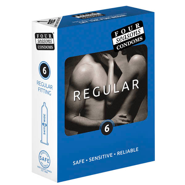 Four Seasons Regular Condoms 6 Pack – Protective Condoms > Essentials > Condoms