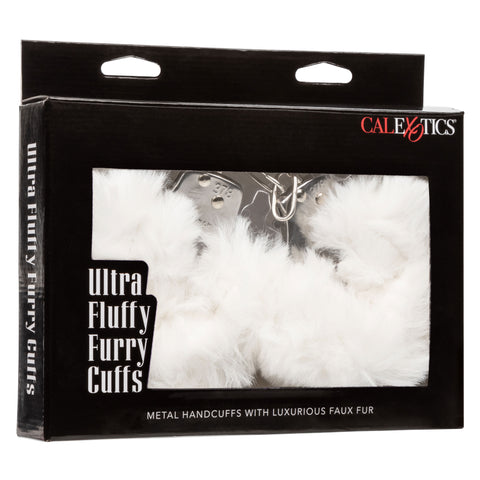 Ultra Fluffy White Furry Cuffs – Soft Bondage Handcuffs > Bondage Gear > Handcuffs