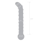 Electric EEL Mr Swirly 6.5 Inch Borosilicate Glass G-Spot Dildo Blue > Glass > Dildos