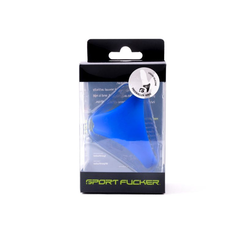 Freeballer Ring (Blue) – Premium Cock Sling > Cock Ring > Sling Main image