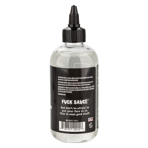 Fuck Sauce Anal Numbing Lubricant 8 Fl Oz Speciality Lubricants