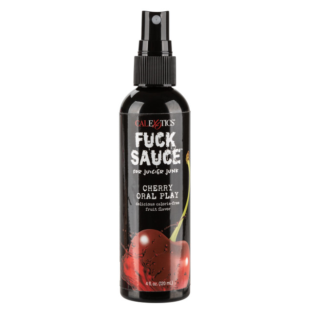 Fuck Sauce Cherry Oral Play Water-Based Edible Spray 4 fl oz > Lube > Oral Gels & Sprays Main image