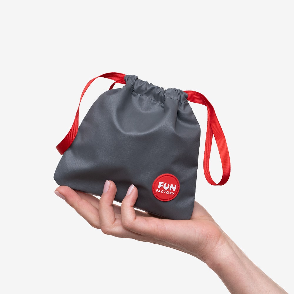 Fun Factory Toybag S Grey Discreet Storage Bag – Compact Intimate Accessory Storage Secondary image