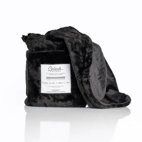 Furlush Splash Waterproof Small Black Cozy Luxury Blanket > Essentials > Splash Blankets
