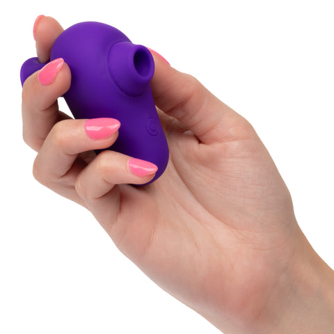 Neon Vibes The Kissing Vibe Purple Silicone Handheld Massager with 10 Functions and Rechargeable > Vibrators > Finger Vibrators