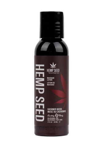 Hemp Seed Massage Lotion Kashmir Musk Scented 59 ml Bottle