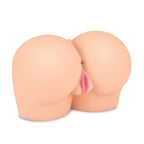 Luvdollz Remote Control Doggy Style Pussy and Ass Masturbator Cream Color Ultra Real-Feel 20 Pounds > Sex Toys For Men > Assbators