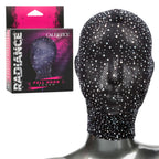 Radiance Full Hood Cover Black Mesh with Shimmering Accents One Size Black One Size > Bondage Gear > Bondage Hoods