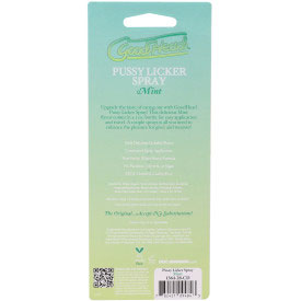 GoodHead Pussy Licker Spray Mint – 29ml Water-Based Oral Pleasure Spray > Lube > Oral Gels & Sprays
