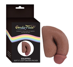 Gender Fluid Equipped Soft Packer 5 Inch Light Brown Realistic Soft Prosthetic Default Title > Gender > Packers