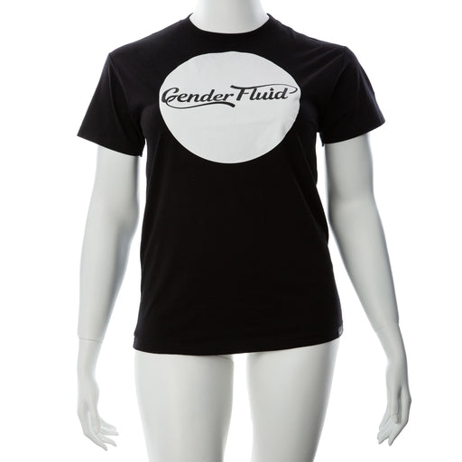 Gender Fluid Logo Tee Small Black 100% Cotton Screen Printed Default Title > Gender > Bodywear