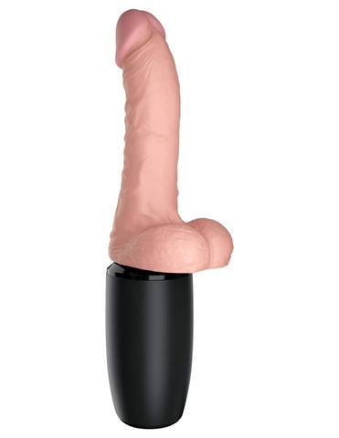 King Cock Plus 6.5 Inch Thrusting Cock with Balls - 16.5 cm Dong DONGS