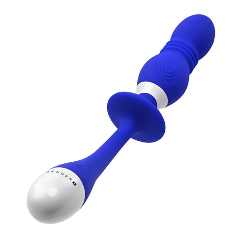 Gender X PLAY BALL - Double Orb Thrusting Vibrator 25 cm > Anal Range > Vibrating Butt Plugs
