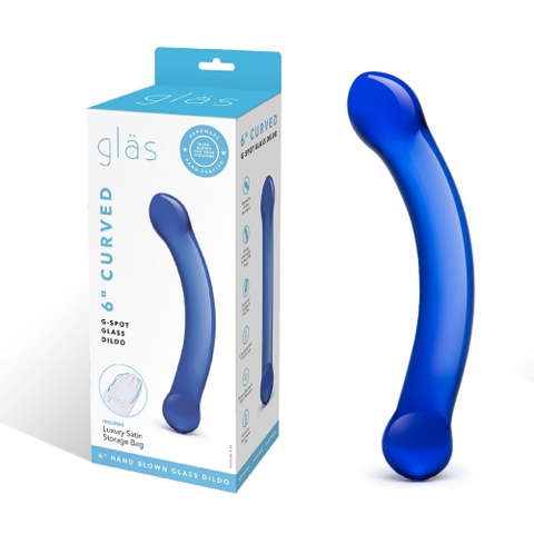 Glas 6 Inch Curved G Spot Dildo for Enhanced Pleasure and Arousal Default Title DONGS Glass