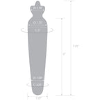 Glas Bunny Secret 7.25 Inch Glass Dildo > Glass > Dildos