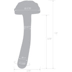Glas Magic Mushroom 7.5 Inch Glass Dildo > Glass > Dildos