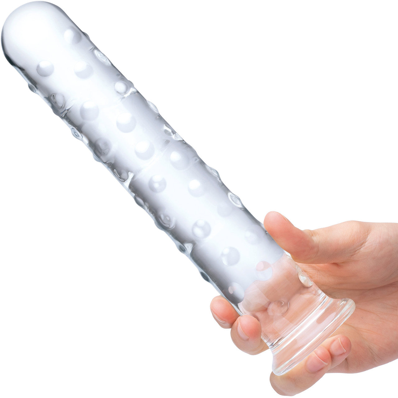 Gläs 10 Extra Large Glass Dildo - Clear