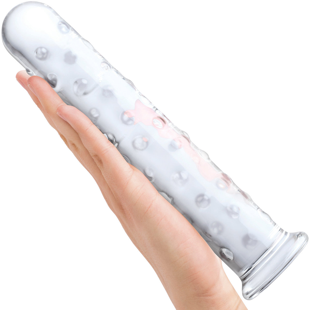 Gläs 10 Extra Large Glass Dildo - Clear