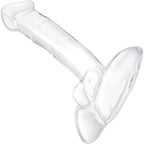Gläs 7.5 Rideable Standing Glass Cock Dildo With Stability Base & Balls - Clear