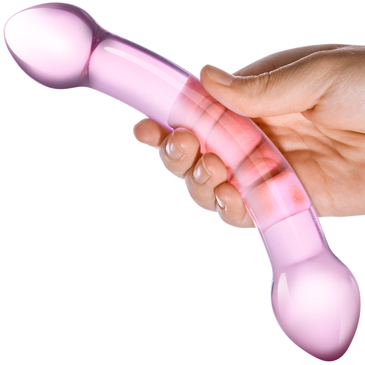 Glas Double Trouble – 7.25 Inch Glass Double-Headed Dildo > Glass > Dildos