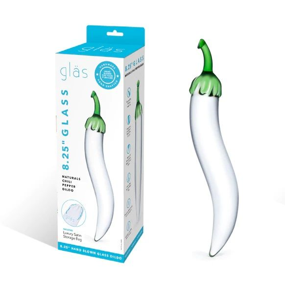 Glas Naturals Chili Pepper Glass Dildo Eco-Friendly Toy > Glass > Dildos