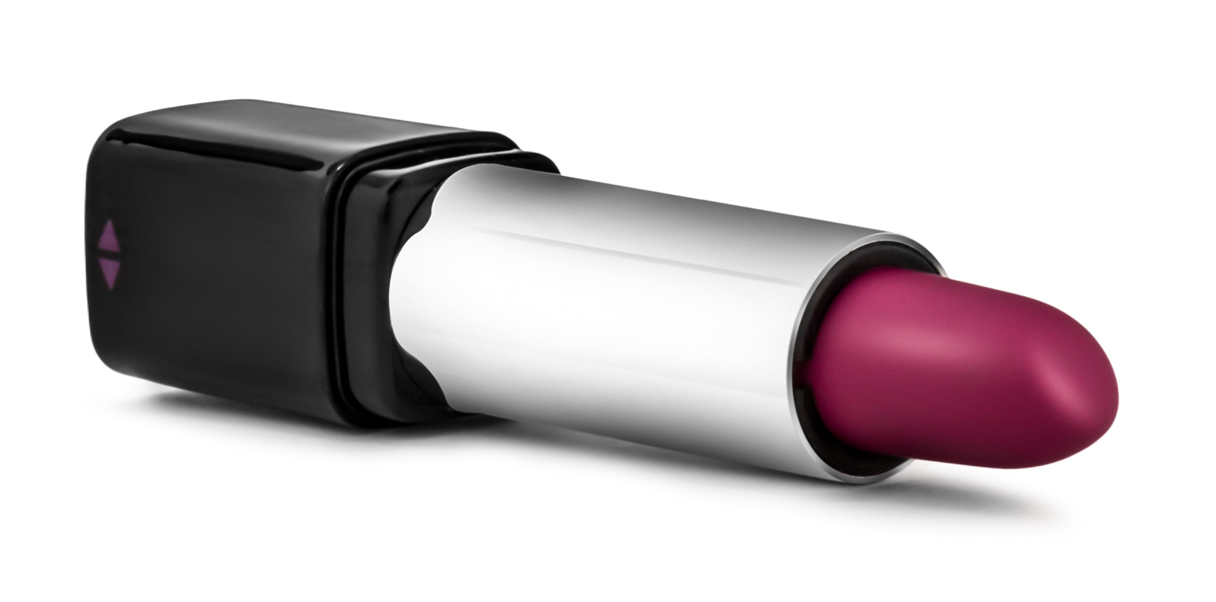 Rose Lipstick Vibe Black 4 Inch Compact Pleasure Toy BULLETS