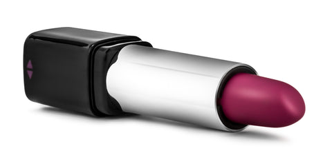 Rose Lipstick Vibe Black 4 Inch Compact Pleasure Toy BULLETS