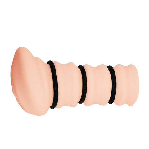 Crazy Bull Rossi Vagina Stroker with Tightening Rings for Enhanced Pleasure Strokers - Manual