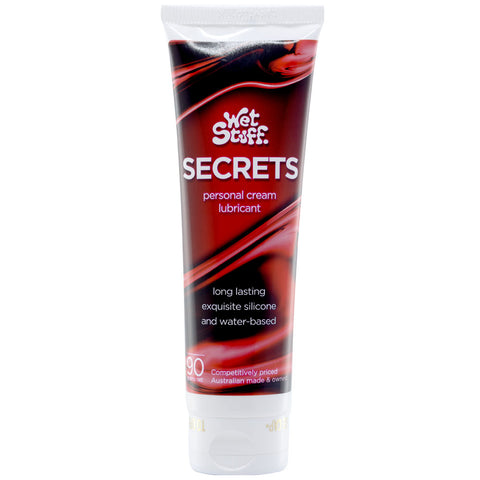 Wet Stuff Secrets Silicone and Water-Based Lubricant 90g > Lube > Hybrid