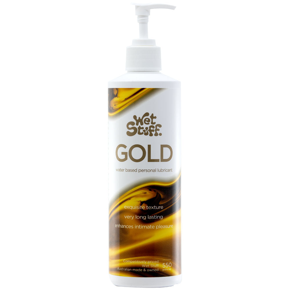 Wet Stuff Gold – Long-Lasting Clear Water-Based Lubricant > Lube > Water Based