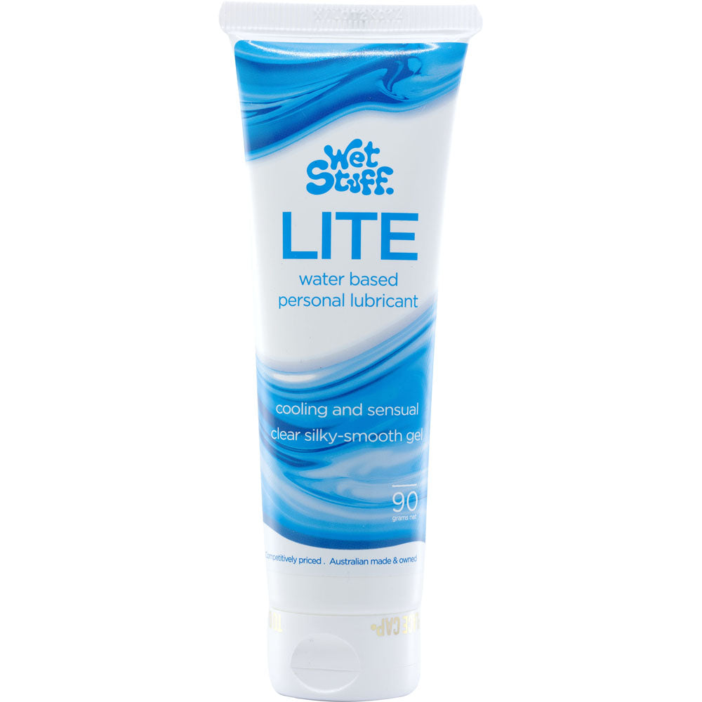 Wet Stuff Lite Water-Based Lubricant – Reduced Glycerine Sensitive Skin Formula 90g > Lube > Water Based