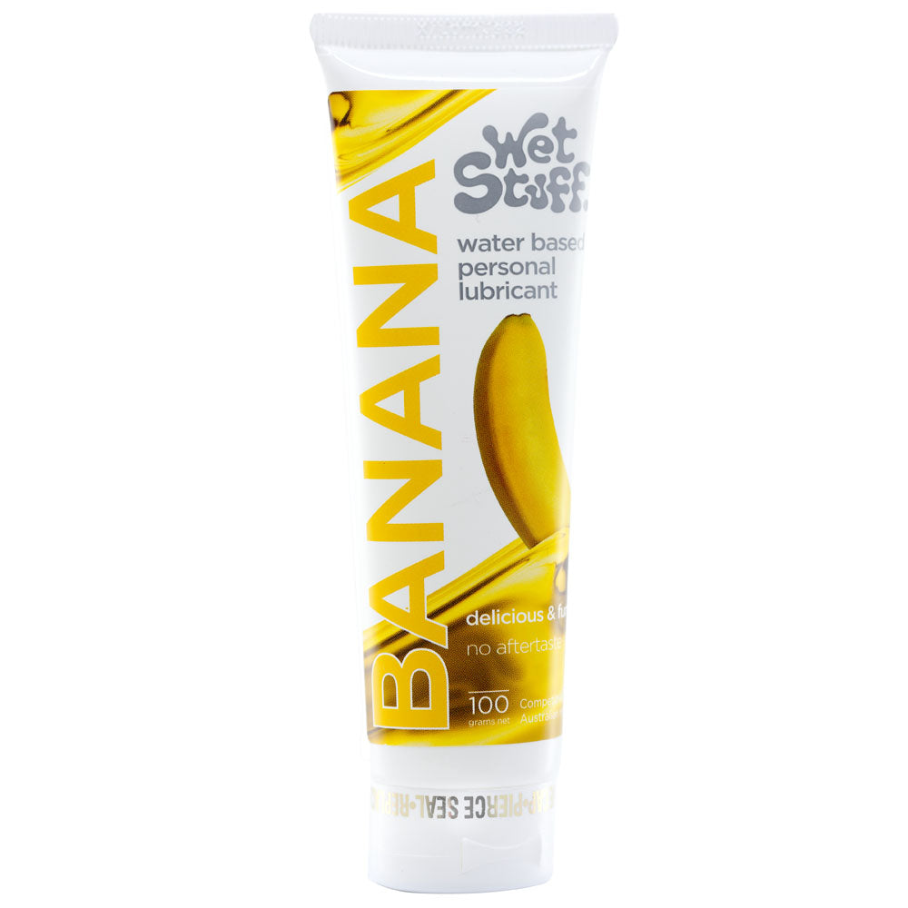Wet Stuff Banana – Edible Silky Lubricant 100g Tube > Lube > Flavoured