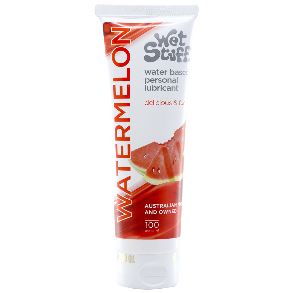 Wet Stuff Watermelon – Edible Water-Based Lubricant Gel 100g Tube Secondary image