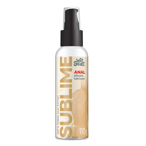 Wet Stuff Sublime Anal Silicone Lubricant Pump 110g Anal Lubricant