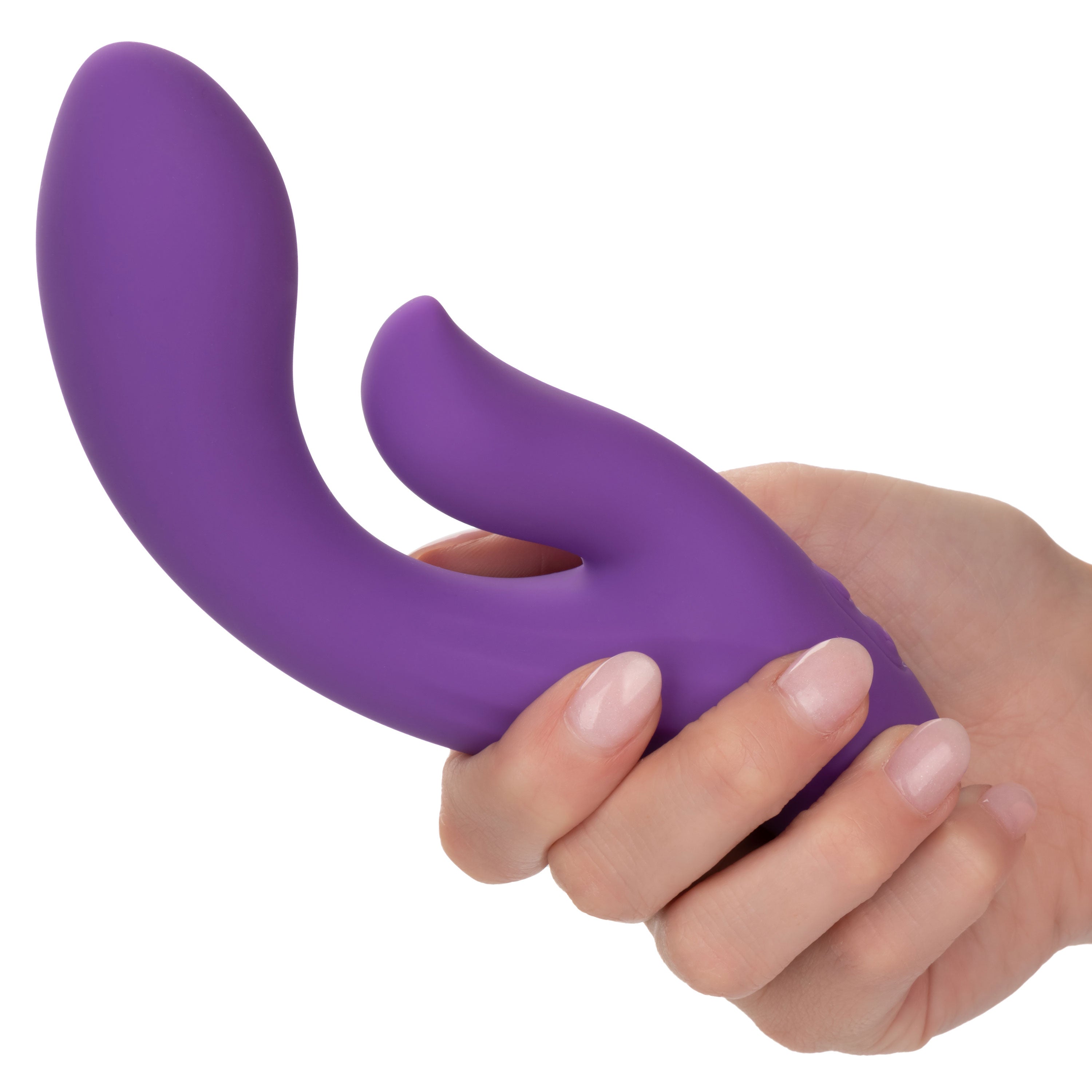 Stella Liquid Silicone Dual Pleaser Purple with 12 Vibration Functions and Rechargeable > Vibrators > Ladies > Rabbit
