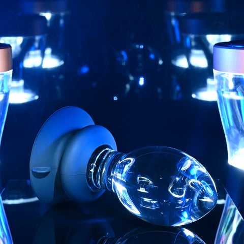 Gender X Crystal Ball - Glass Butt Plug with Suction Base 10.1cm > Sex Toys > Glass