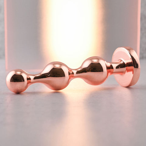 Gender X GOLD DIGGER Large - Large Butt Plug with Black Gem Base > Anal Range > Jewel Butt Plugs