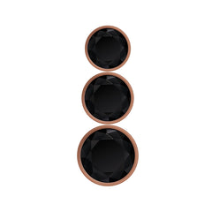 Gender X GOLD DIGGER SET -  Metallic Butt Plugs - Set of 3 Sizes